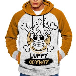 Anime Capuchon Gear 5 Hoodie Luffy Joy Boy Skull Manga Capuche One Piece Sweatshirt