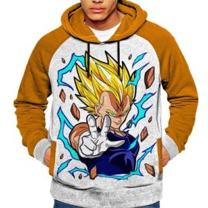 Anime Capuchon Hoodie Dragon Ball Manga Capuche Vegeta Majin Japan Sweatshirt