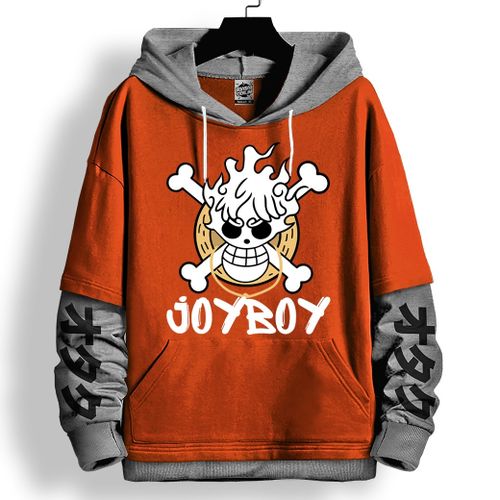 Capuchon Manga Anime Hoodie Sweatshirt Sport One Piece Sweat à capuche Luffy Joy Boy Oversize