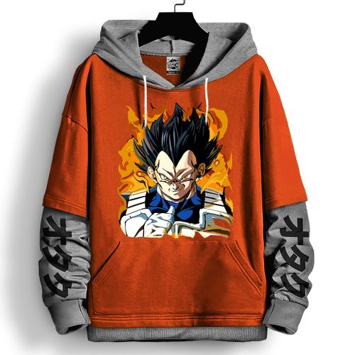 Hoodie Sweatshirt Sport Sweat à capuche Vegeta Dragon Ball Oversize Capuchon Manga Anime