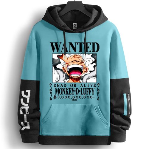 Sweatshirt sport One Piece Capuchon Sweat à capuche Wanted Luffy Joy Boy Gear 5 Hoodie Mode