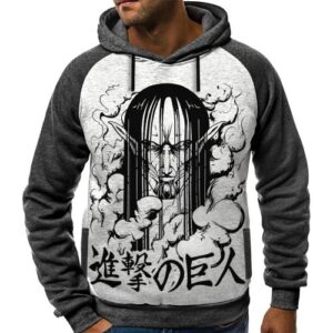 Hoodie Attack on Titan Snigeki no Kyojin Capuche Eren Yeager Sweatshirt Capuchon