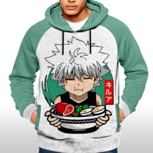 Capuchon Hunter x Hunter Manga - Hoodie Killua Zoldik - Capuche Japan Sweatshirt Anime