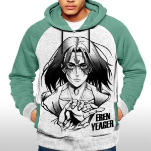 Snigeki no Kyojin Hoodie Attack on Titan Manga Capuche Eren Yeager Sweatshirt Capuchon