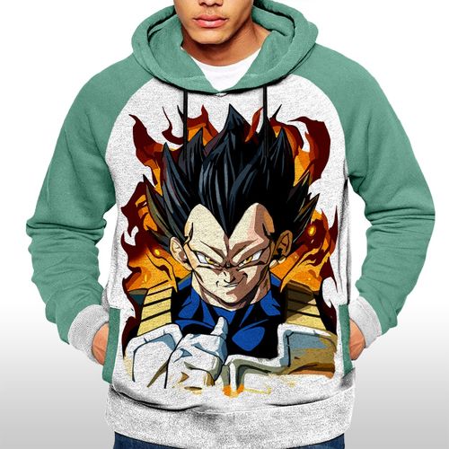 Capuchon Dragon Ball - Hoodie Vegeta Capuche - Japan Sweatshirt Anime