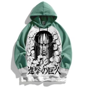 Capuchon Snigeki no Kyojin Hoodie Attack on Titan Manga Capuche Eren Yeager Sweatshirt