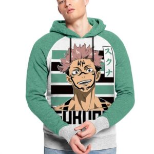 Capuchon Jujutsu Kaisen - Hoodie Sukuna Capuche - Japan Sweatshirt Anime