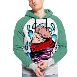 Capuchon Jujutsu Kaisen - Hoodie itadori - Capuche Japan Sweatshirt Anime