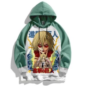 Sweatshirt Anime Annie Leonhart Capuchon Snigeki no Kyojin Hoodie Attack on Titan Capuche