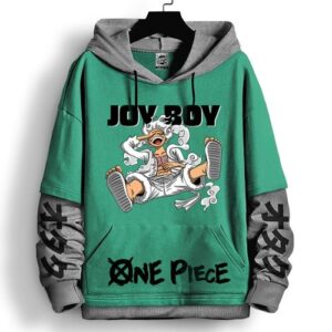 Luffy Joy Boy Gear 5 Anime Hoodie Sweatshirt Sweat à capuche One Piece Oversize Capuchon Sport