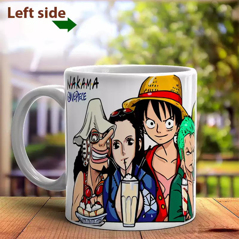 MUG Céramique Nakama Anime One Piece Tasse Goblet - Utilisation Chaud / Froid et Décoration – Image 2
