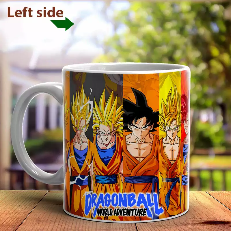 MUG Céramique Goku Anime Dragon Ball Tasse Goblet - Utilisation Chaud / Froid et Décoration – Image 2