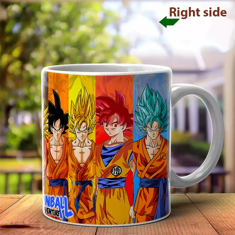 MUG Céramique Goku Anime Dragon Ball Tasse Goblet - Utilisation Chaud / Froid et Décoration
