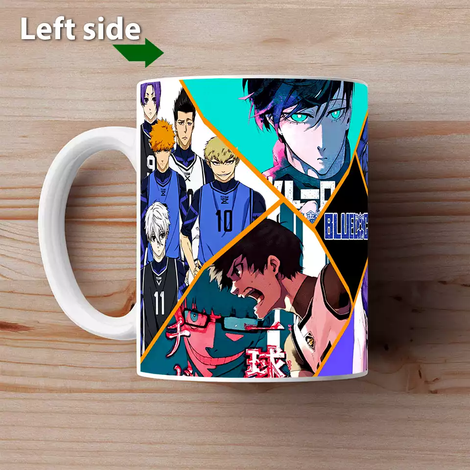 MUG Céramique Anime Blue Lock Tasse Goblet - Utilisation Chaud / Froid et Décoration – Image 2