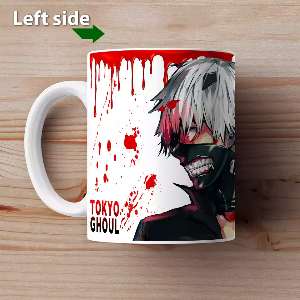 Mug Céramique Décoration Tokyo Ghoul Anime Tasse Goblet Utilisation Chaud / Froid – Image 2