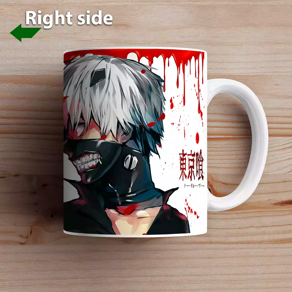 Mug Céramique Décoration Tokyo Ghoul Anime Tasse Goblet Utilisation Chaud / Froid