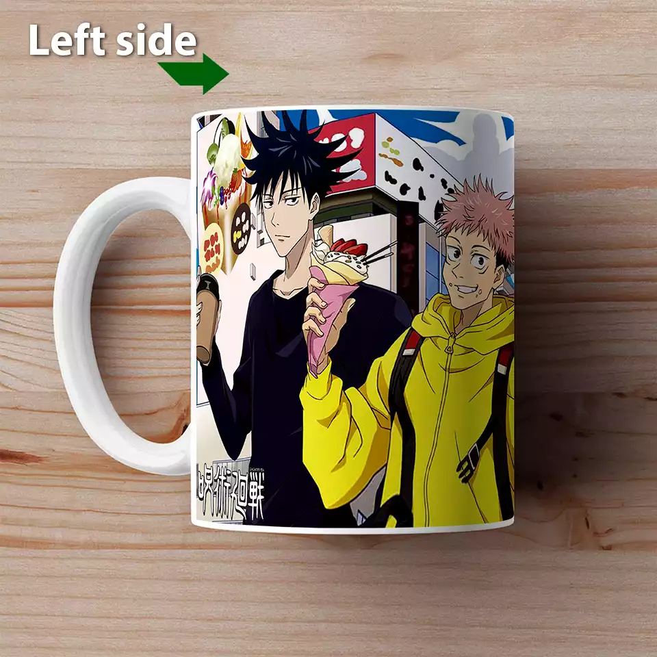Jujutsu Kaisen Mug Céramique Anime Tasse Goblet Utilisation Chaud / Froid et Décoration – Image 2