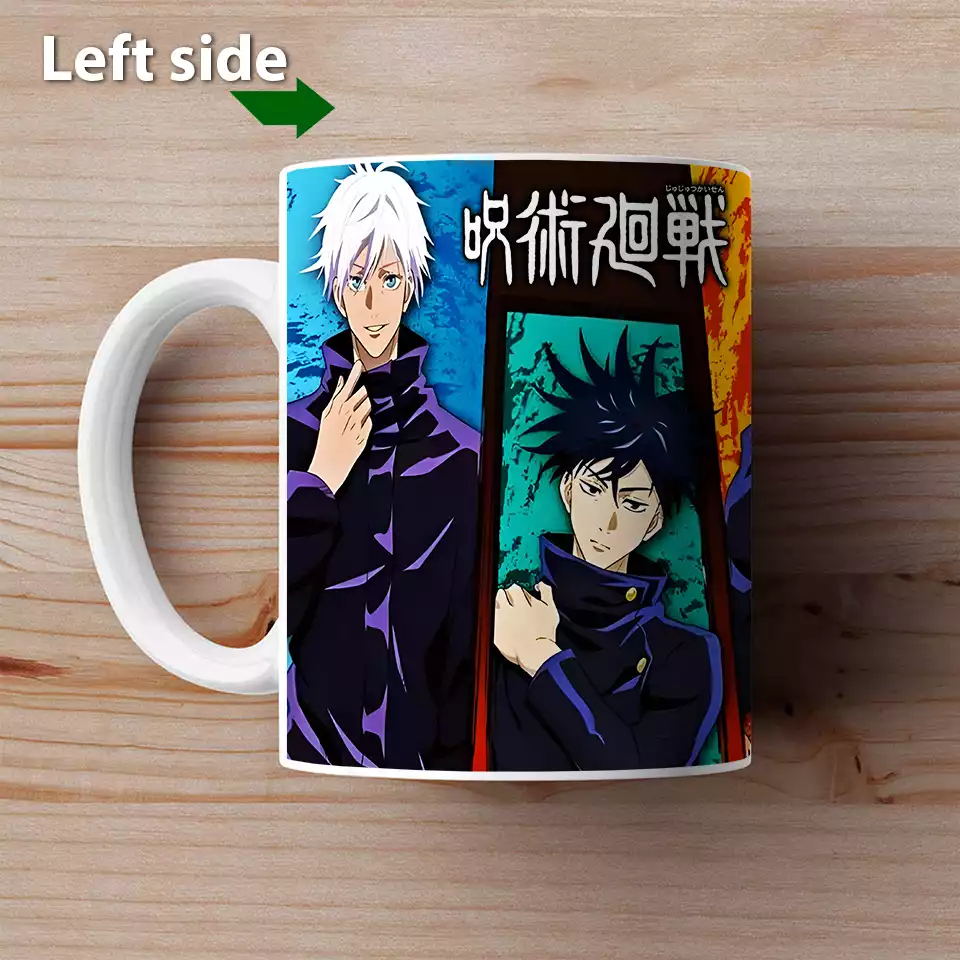 Anime Tasse Goblet Mug Céramique Décoration Jujutsu Kaisen Utilisation Chaud / Froid