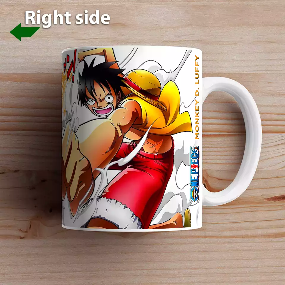 Luffy Mug Utilisation Chaud / Froid Anime One Piece Tasse Goblet Céramique Décoration
