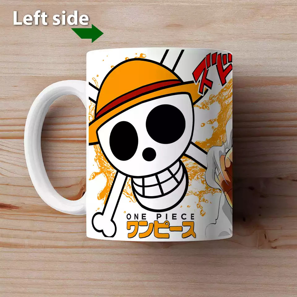Luffy Mug Utilisation Chaud / Froid Anime One Piece Tasse Goblet Céramique Décoration – Image 2