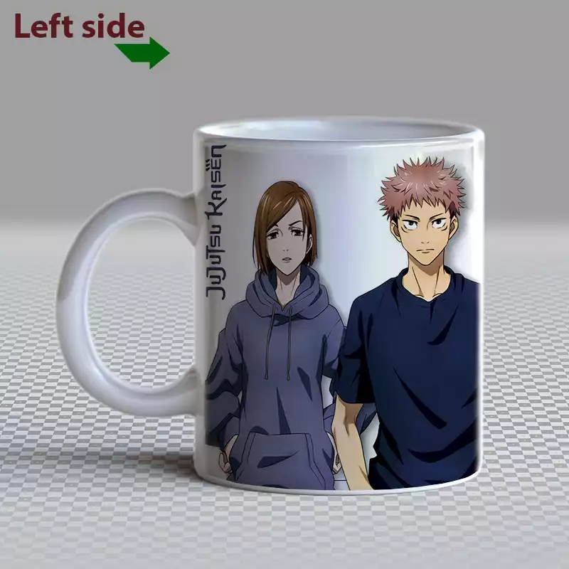 Décoration Anime Jujutsu Kaisen Tasse Goblet Mug Céramique Utilisation Chaud / Froid – Image 2
