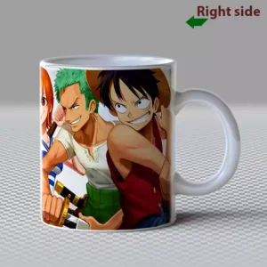 MUG Céramique Luffy Zoro Nami Usopp Sanji Anime One Piece Tasse Goblet - Utilisation Chaud / Froid et Décoration