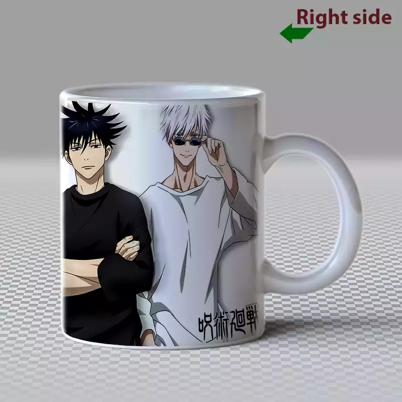 Décoration Anime Jujutsu Kaisen Tasse Goblet Mug Céramique Utilisation Chaud / Froid