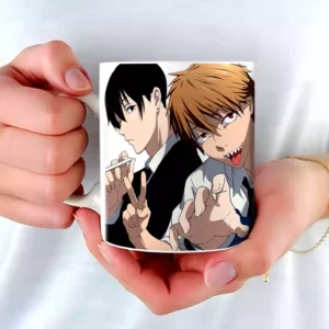Anime Tasse Goblet Denji Utilisation Chaud / Froid Chainsawman Décoration Mug Céramique