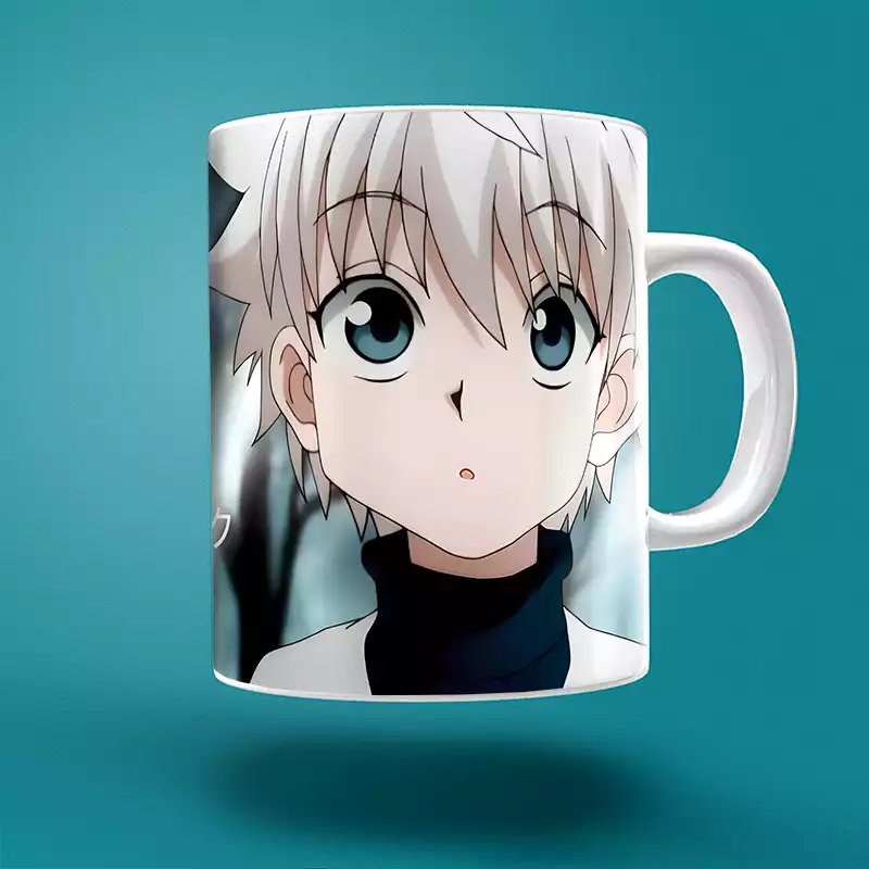 MUG Céramique Killua Anime Hunter x Hunter Tasse Goblet - Utilisation Chaud / Froid et Décoration