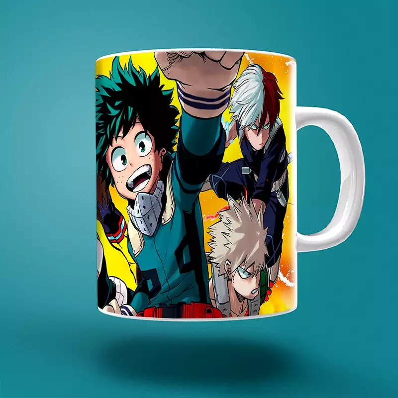 My Hero Academia Mug Céramique Anime Tasse Goblet Utilisation Chaud / Froid et Décoration