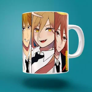 Mug Céramique Décoration Anime Chainsawman Tasse Goblet Denji Utilisation Chaud / Froid