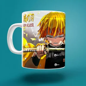 Mug Céramique Décoration Demon Slayer Anime Tasse Goblet Zenitsu Utilisation Chaud / Froid