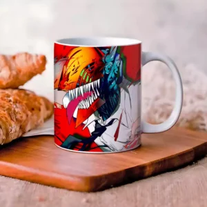 Chainsawman Décoration Mug Céramique Anime Tasse Goblet Denji Utilisation Chaud / Froid