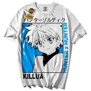 T-shirt Oversize Hunter X Hunter Teshirt Killua Anime Japan Tshirt Manga