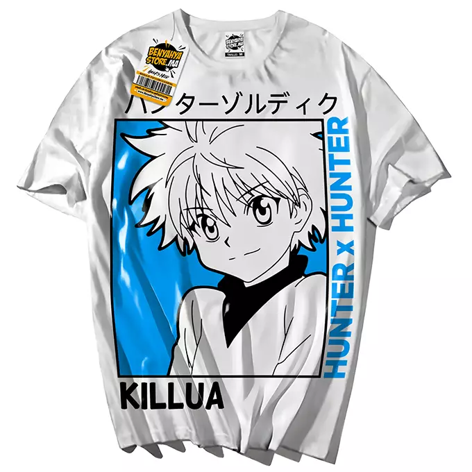 T-shirt Oversize Hunter X Hunter Teshirt Killua Anime Japan Tshirt Manga