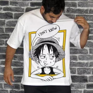 Funny Manga Japan Tshirt One Piece T-shirt Oversize Teshirt Luffy Teeshort