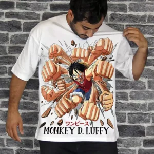 Monkey D. Luffy Manga Japan Tshirt One Piece T-shirt Oversize Teshirt Japan Teeshort