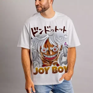 Joy Boy Manga Japan Tshirt One Piece T-shirt Oversize Teshirt Luffy Gear 5 Teeshort