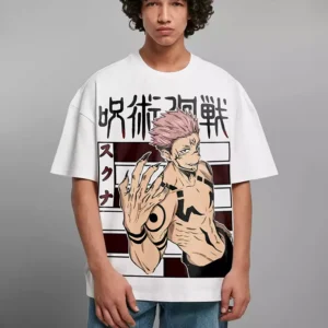 Sukuna Manga Tshirt T-shirt Mode Oversize Teshirt Jujutsu Kaisen Anime Japan Teeshort