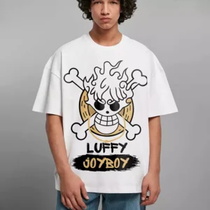 Gear 5 Skull Manga Japan Tshirt One Piece T-shirt Oversize Teshirt Luffy Teeshort