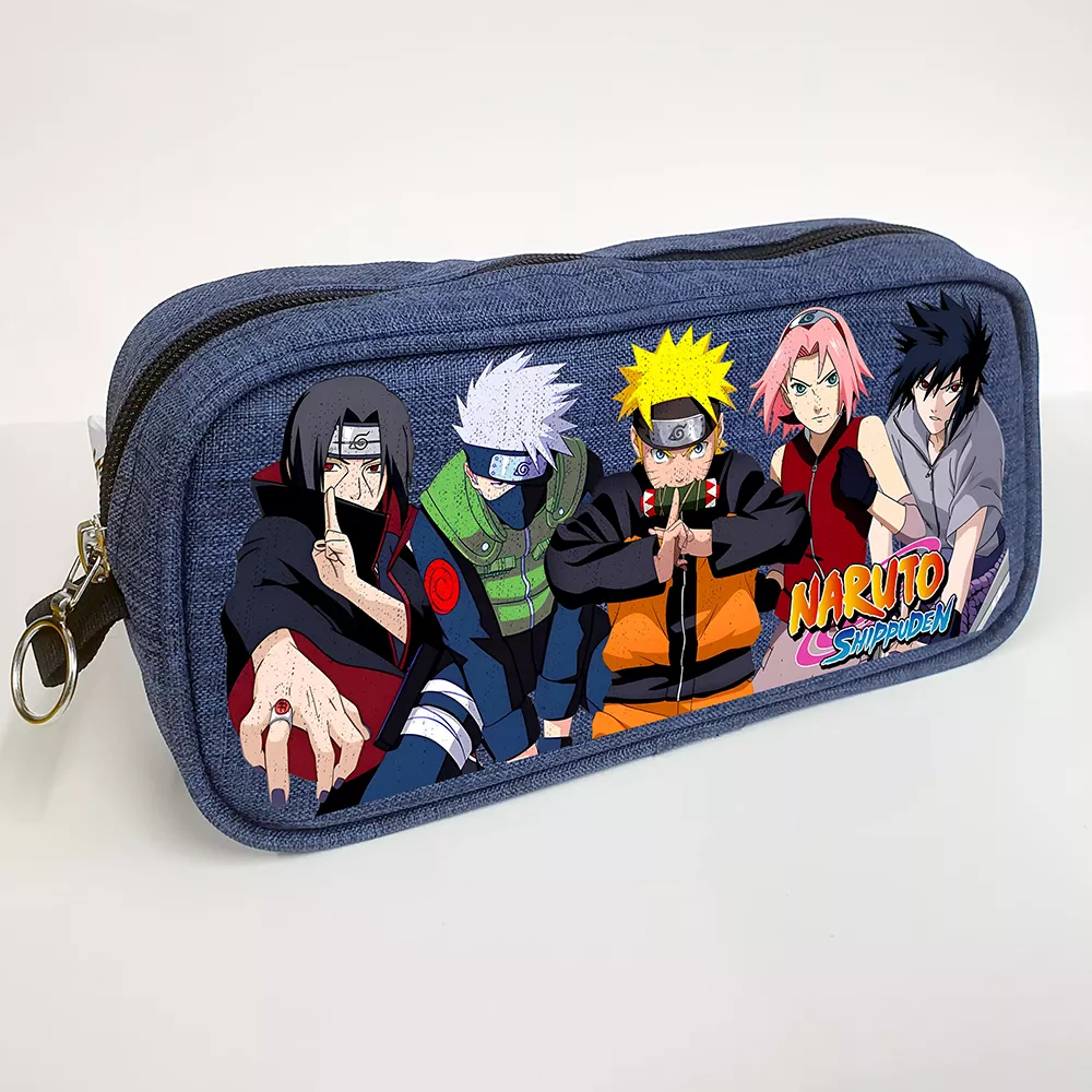 Naruto Shippuden Trousse Scolaire Anime Manga Multifonction Pencil Case (itachi - Sakura - Sasuke - Kakashi)