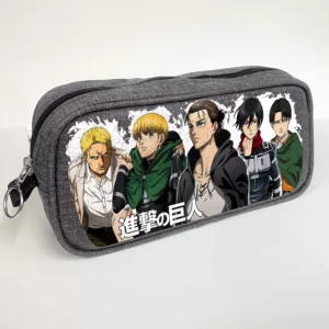 Eren Trousse Scolaire Anime Attack on Titan Manga Multifonction Pencil Case