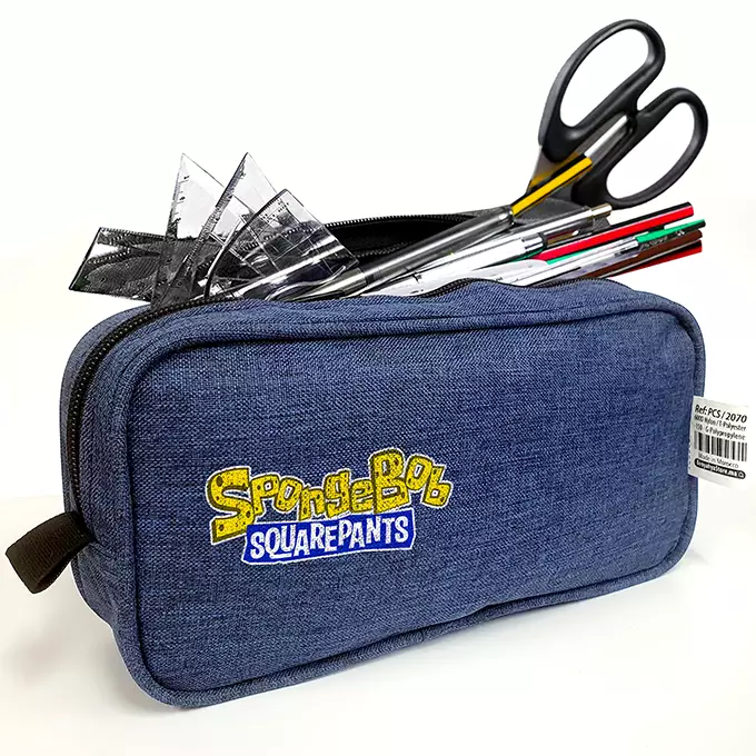 Cartoon SpongBob Squarepants Trousse Scolaire Dessin animé Multifonction Pencil Case – Image 2