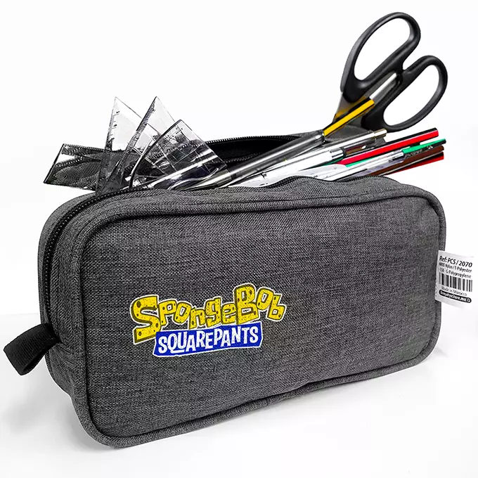 Cartoon SpongBob Squarepants Trousse Scolaire Dessin animé Multifonction Pencil Case – Image 2