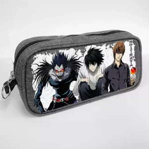 Trousse Scolaire Anime Manga Death Note Multifonction Pencil Case (L - Ryuk - Light)