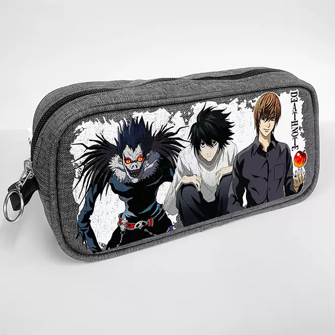 Trousse Scolaire Anime Manga Death Note Multifonction Pencil Case (L - Ryuk - Light)