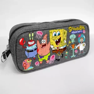 Cartoon SpongBob Squarepants Trousse Scolaire Dessin animé Multifonction Pencil Case