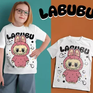 T-shirt Labubu enfant & adulte (6 à 14ans) + (S-M-L) Tshirt Funny Teshirt Unisex
