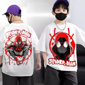 Spider-Man T-shirt Enfant 6 à 14ans Tshirt Comics Teshirt Garçon & Fille