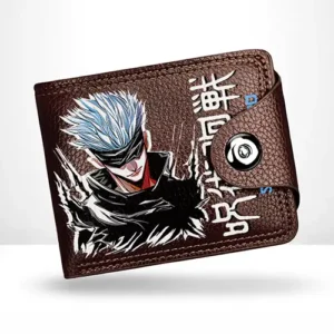 Jujutsu Kaisen Card Holder Portefeuille Anime Japan Simili Cuir Wallet Gojo Manga